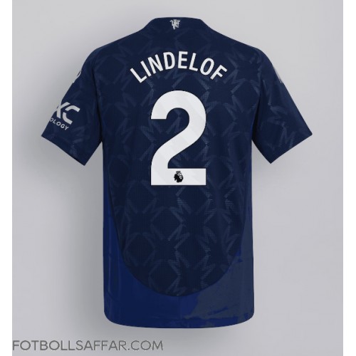 Manchester United Victor Lindelof #2 Bortatröja 2024-25 Kortärmad